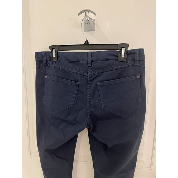 Brunello Cucinelli Twill Casual Chino Women's 5 Pocket Blue Pants Size 8 - Picture 8 of 15